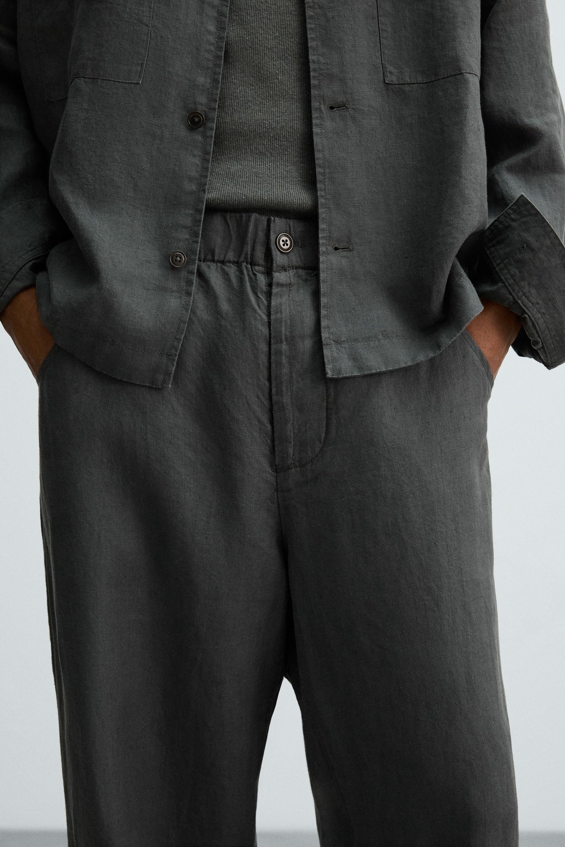 100% HEMP RELAXED FIT TROUSERS - Image 6