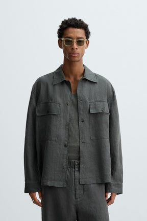 RELAXED FIT 100% HEMP OVERSHIRT - Image 2