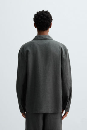 RELAXED FIT 100% HEMP OVERSHIRT - Image 3