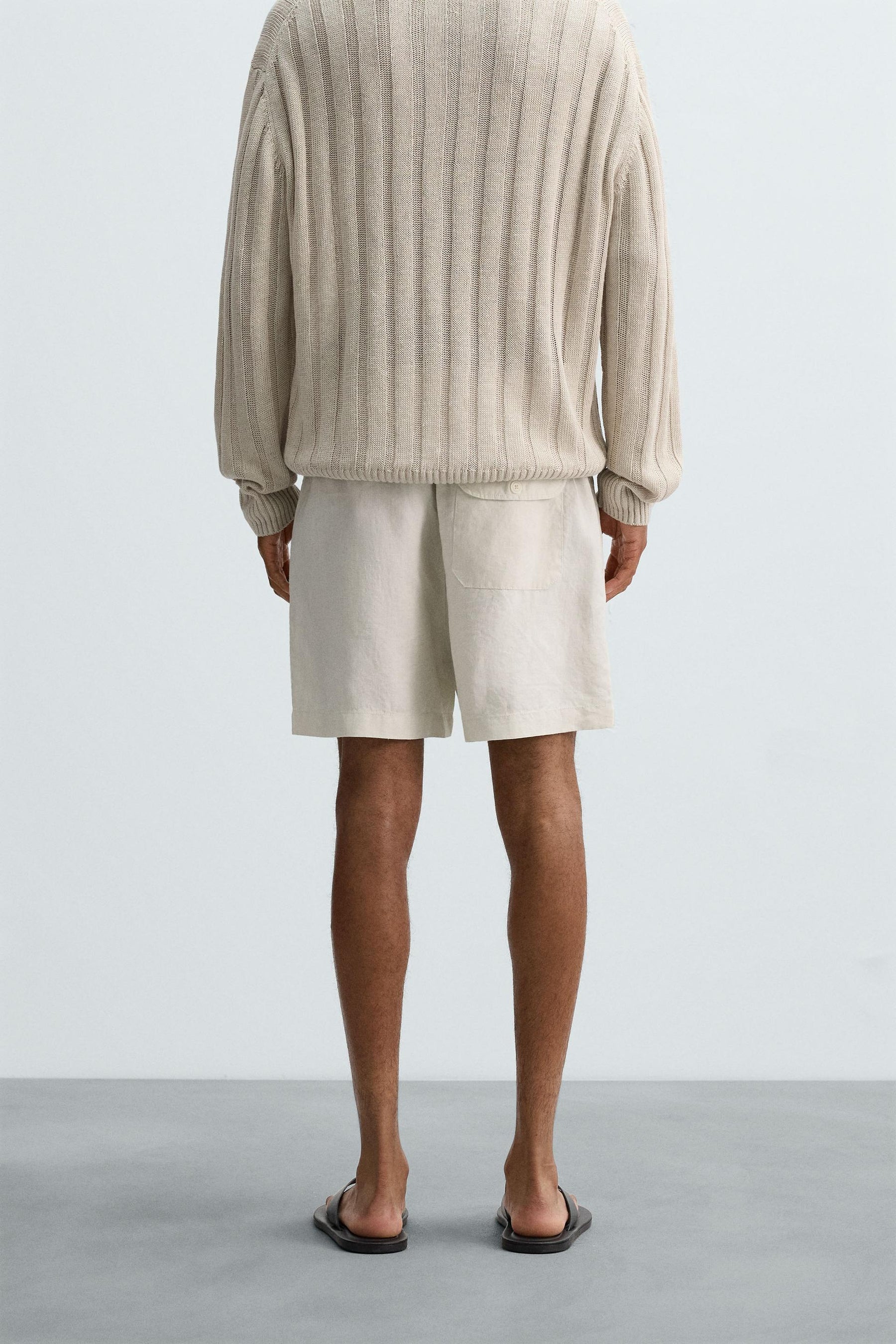 100% HEMP BERMUDA SHORTS - Image 3