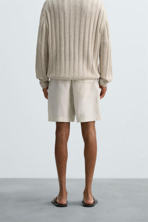 100% HEMP BERMUDA SHORTS - Image 3