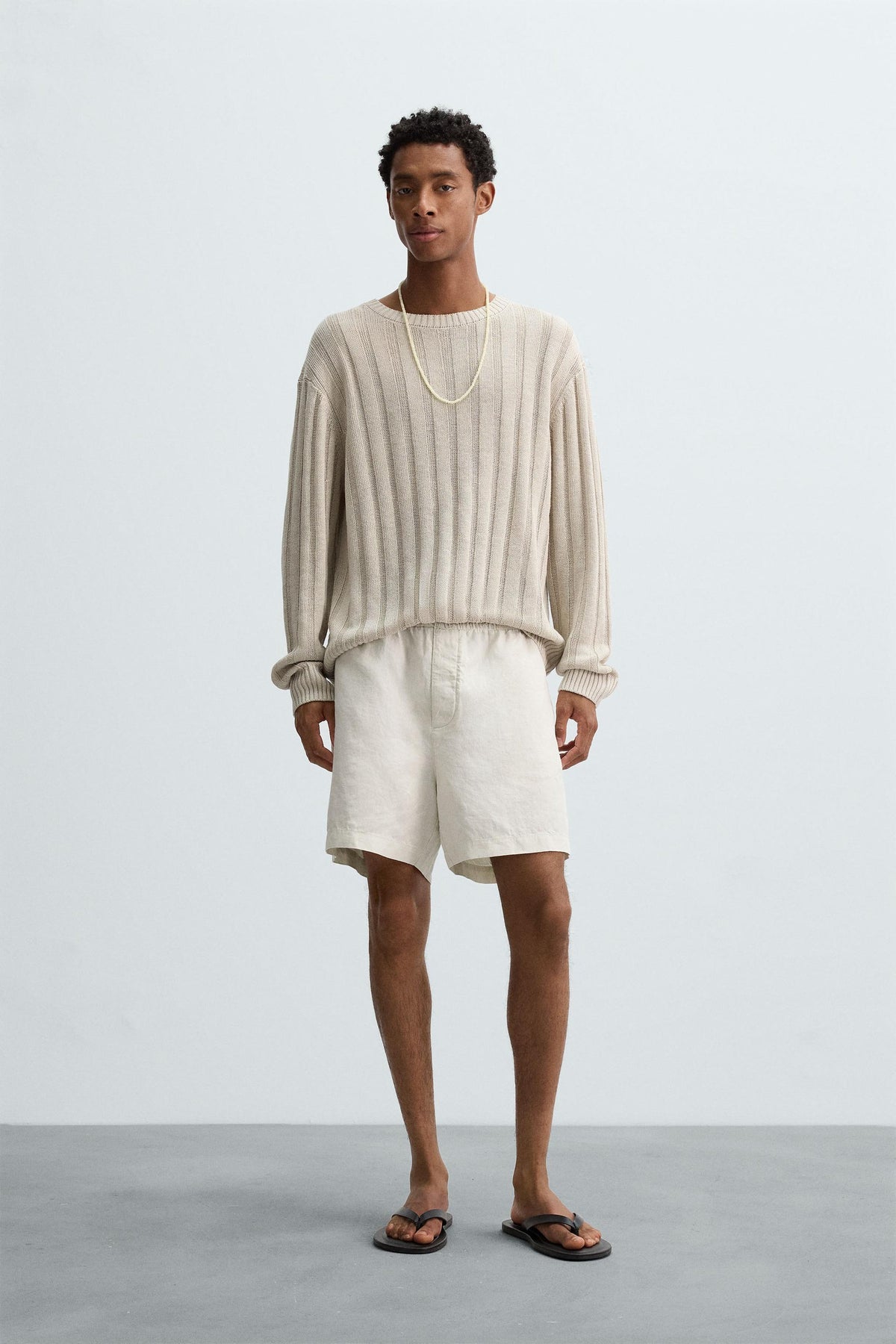 100% HEMP BERMUDA SHORTS - Image 1