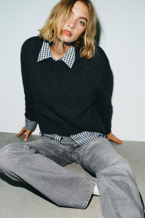 Déifgräifend breet Jeans 