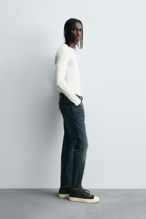 SKINNY CROPPED FIT JEANS - Image 4