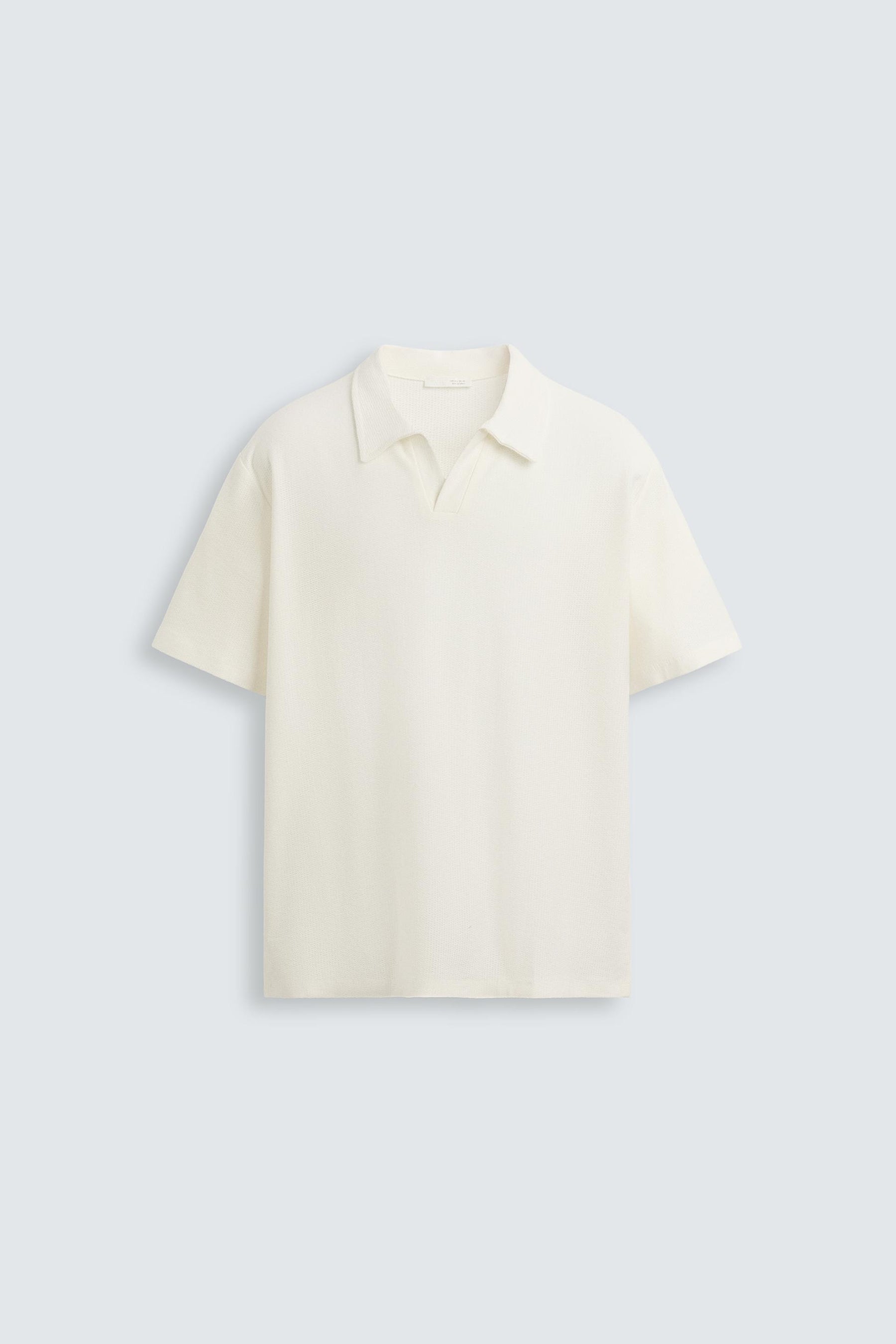 TEXTURED POLO SHIRT - Image 7