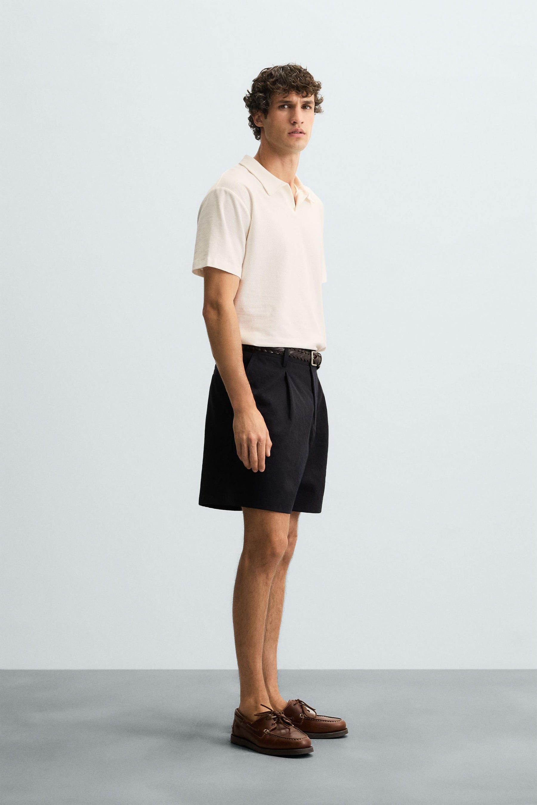 TEXTURED POLO SHIRT - Image 4