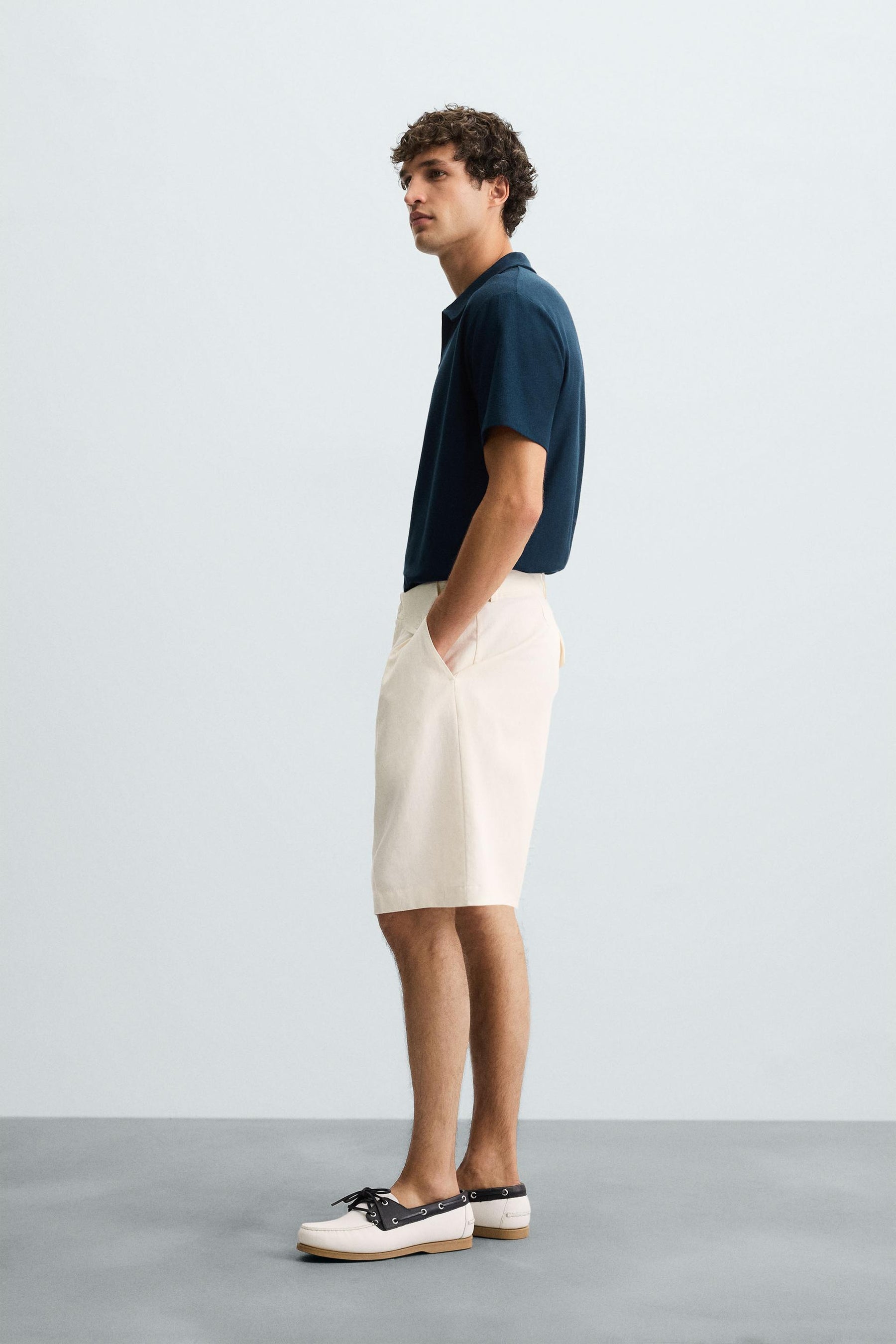 TEXTURED POLO SHIRT - Image 4