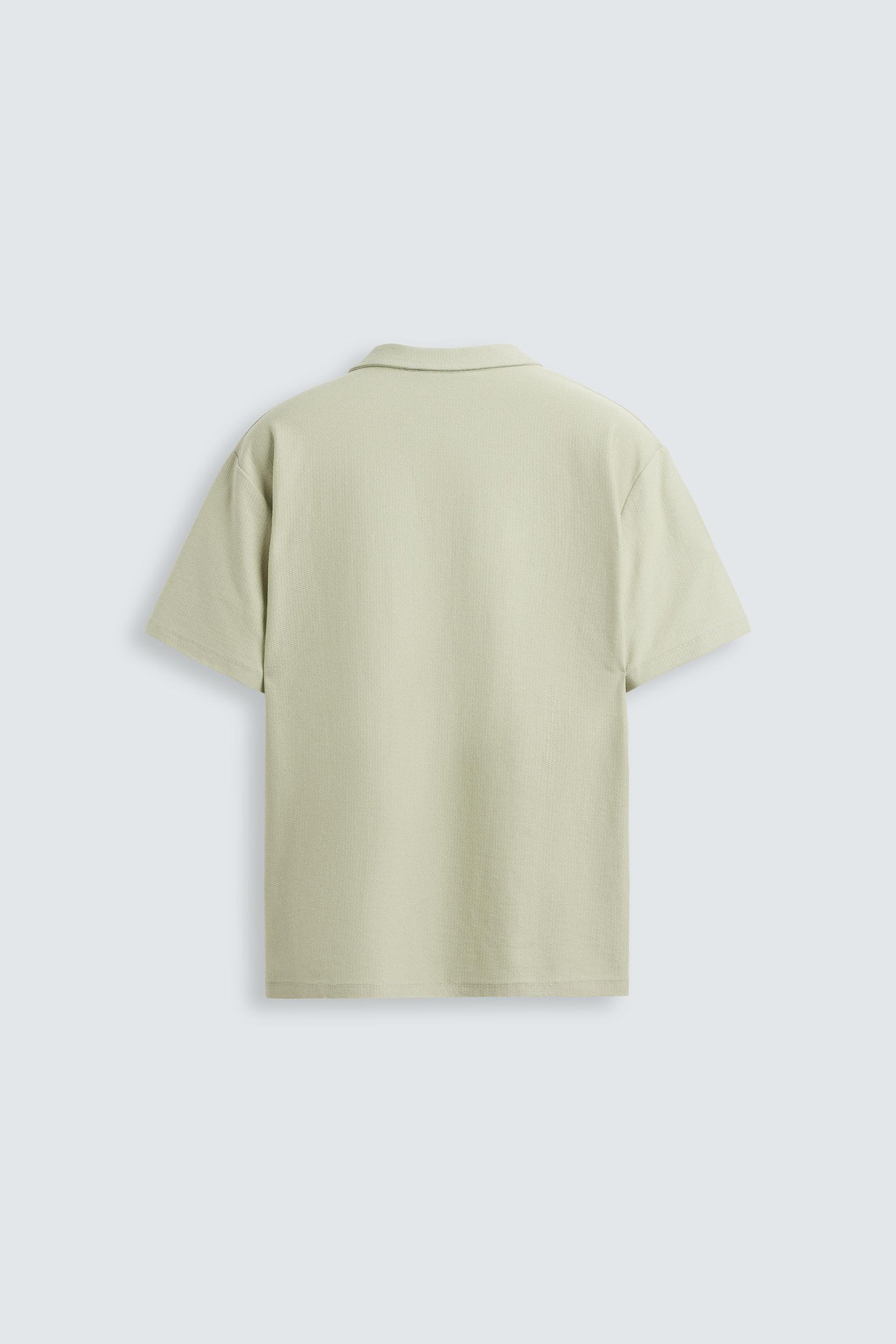 TEXTURED POLO SHIRT - Image 7