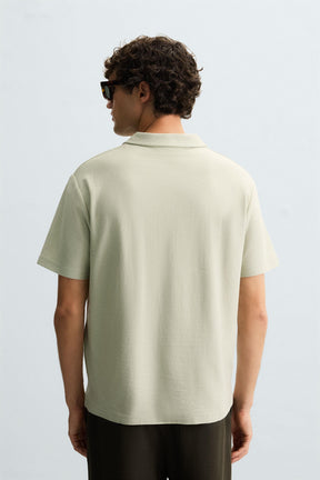 Textured Polo Shirt