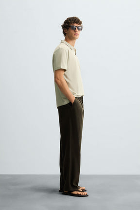 TEXTURED POLO SHIRT - Image 4