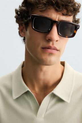 TEXTURED POLO SHIRT - Image 6