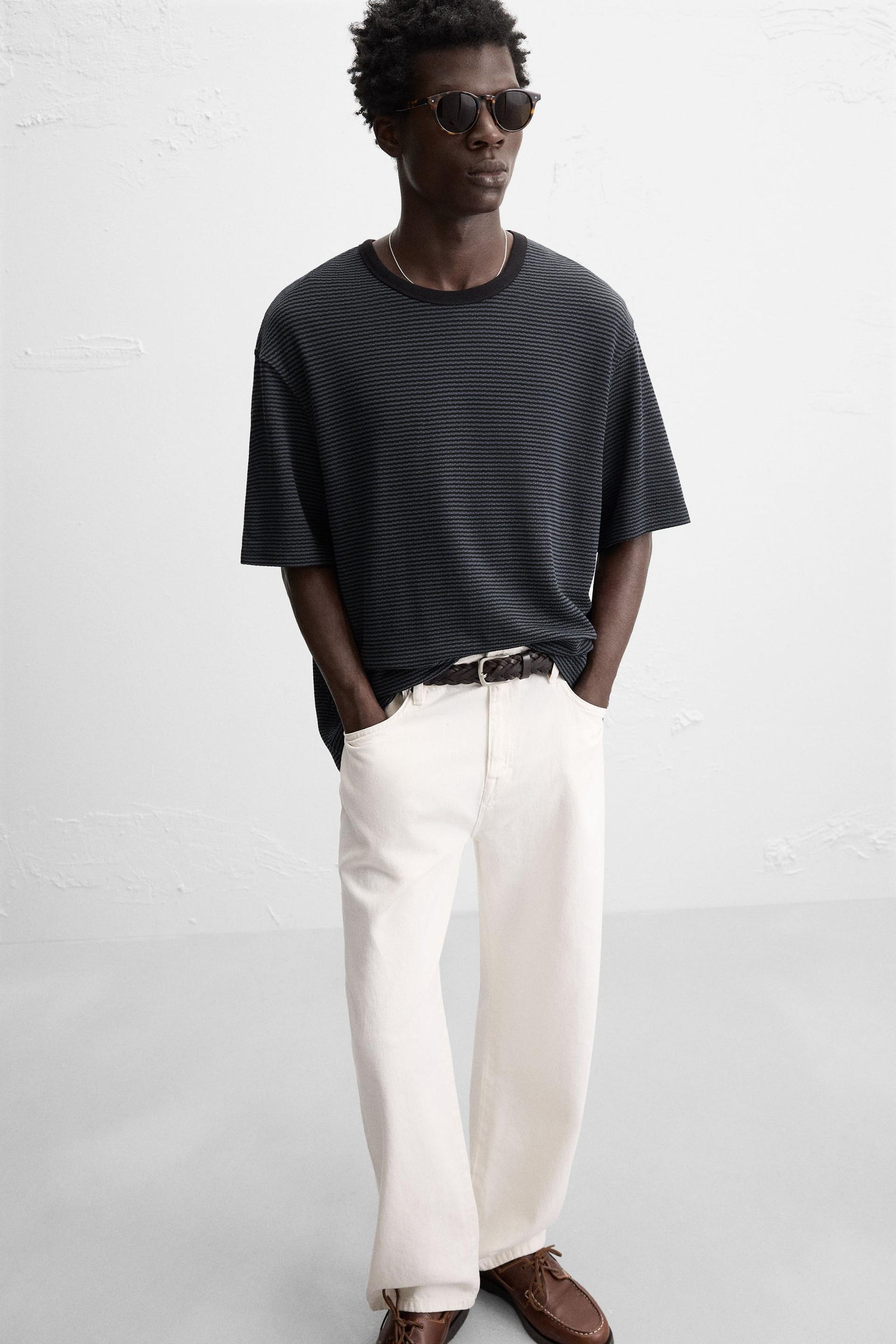 STRIPED JACQUARD T-SHIRT - Image 6