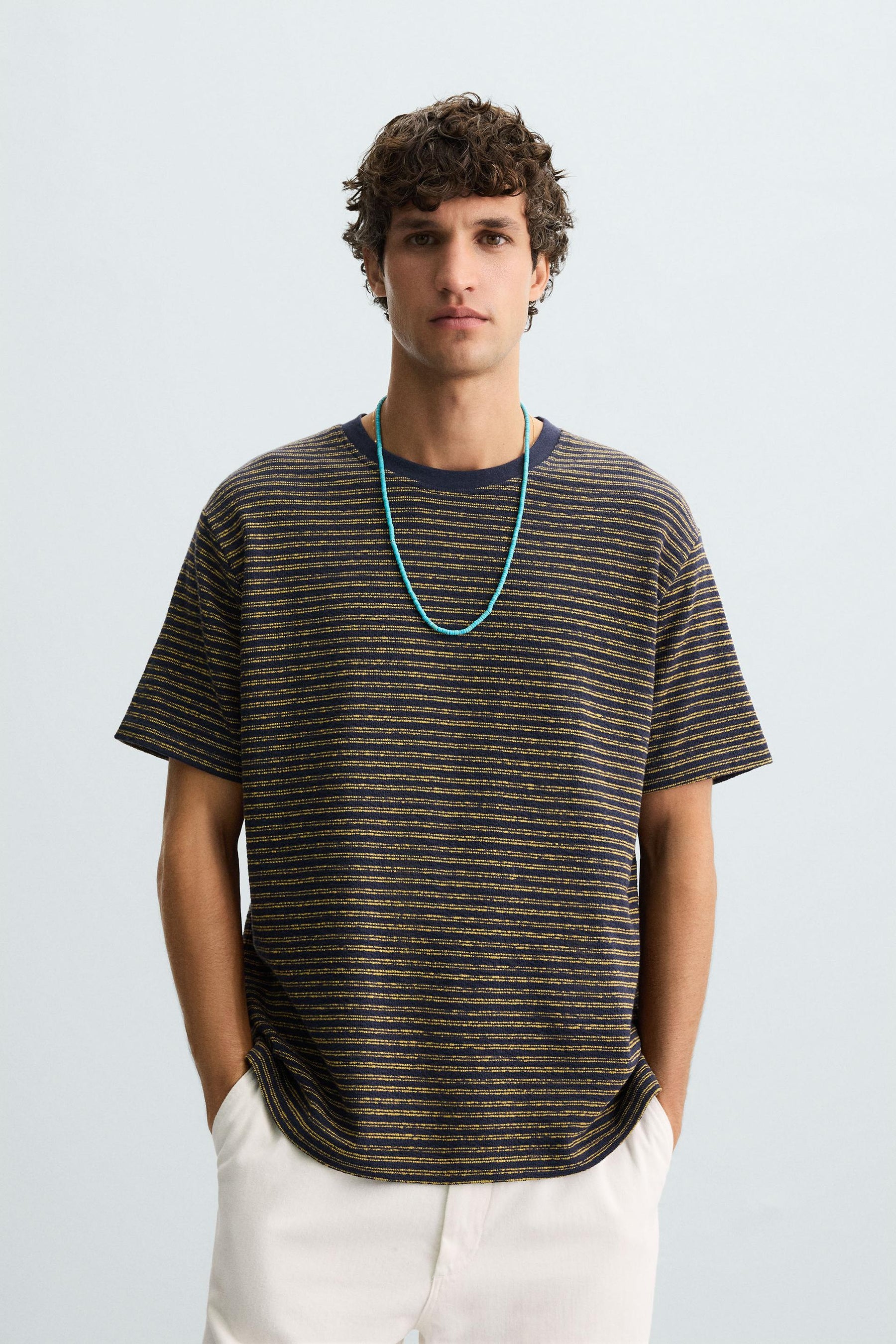 Striped Jacquard Tee