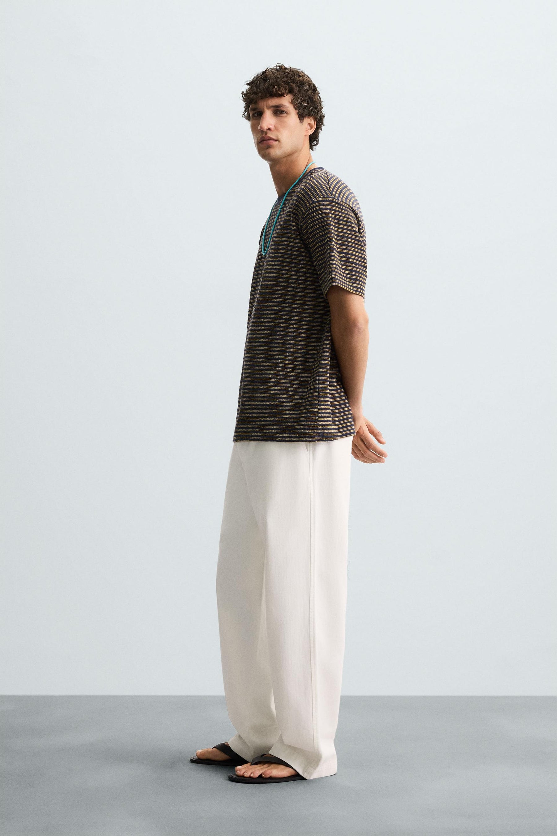 Striped Jacquard Tee