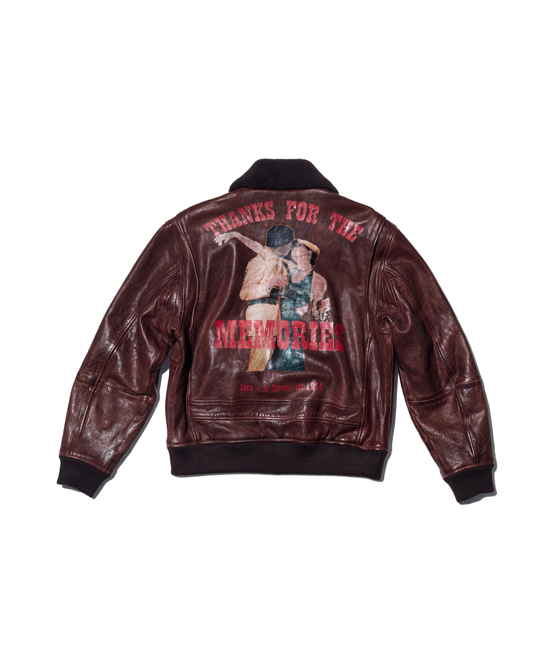 LEATHER AVIATOR JACKET