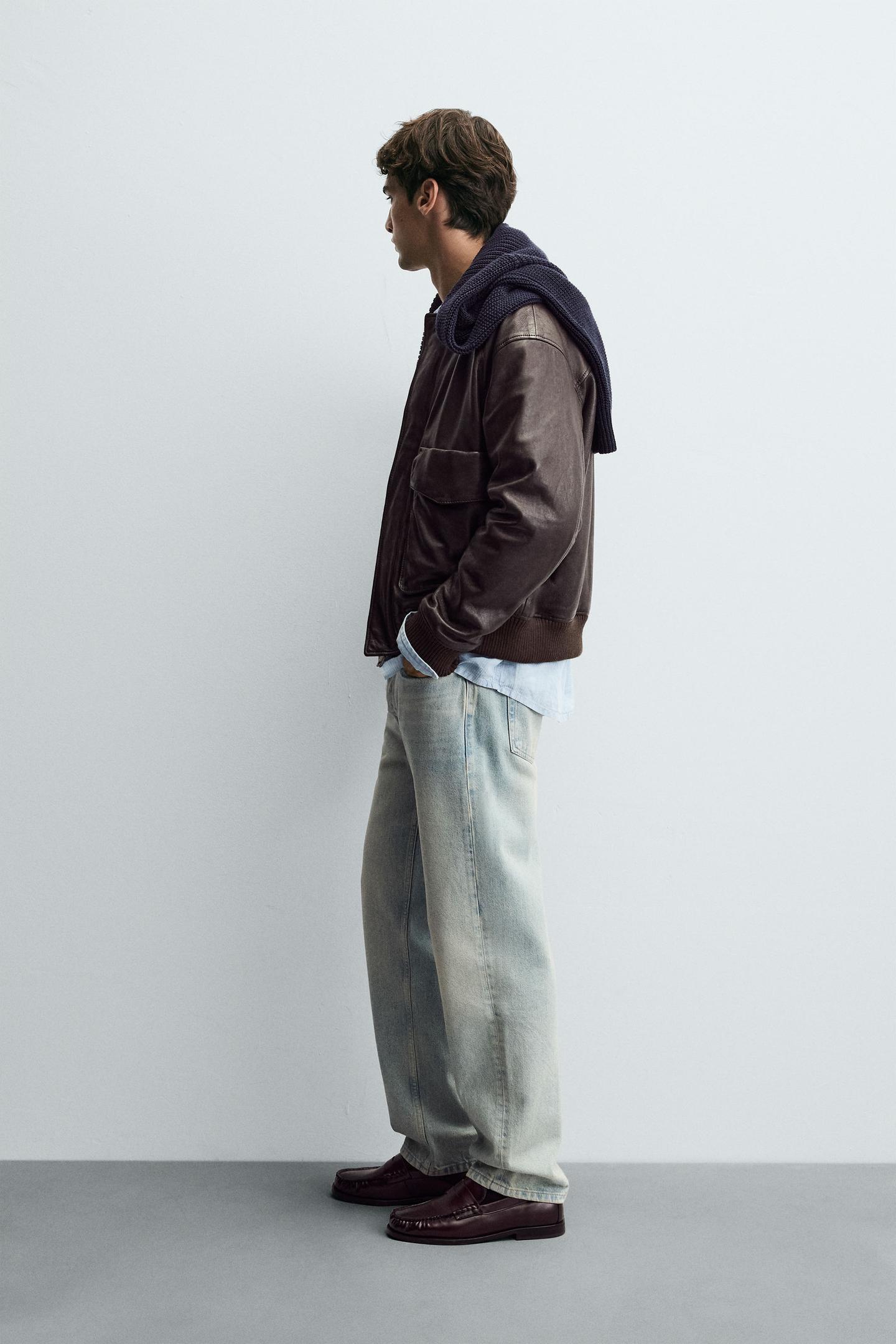 Leather Pocket Jacket