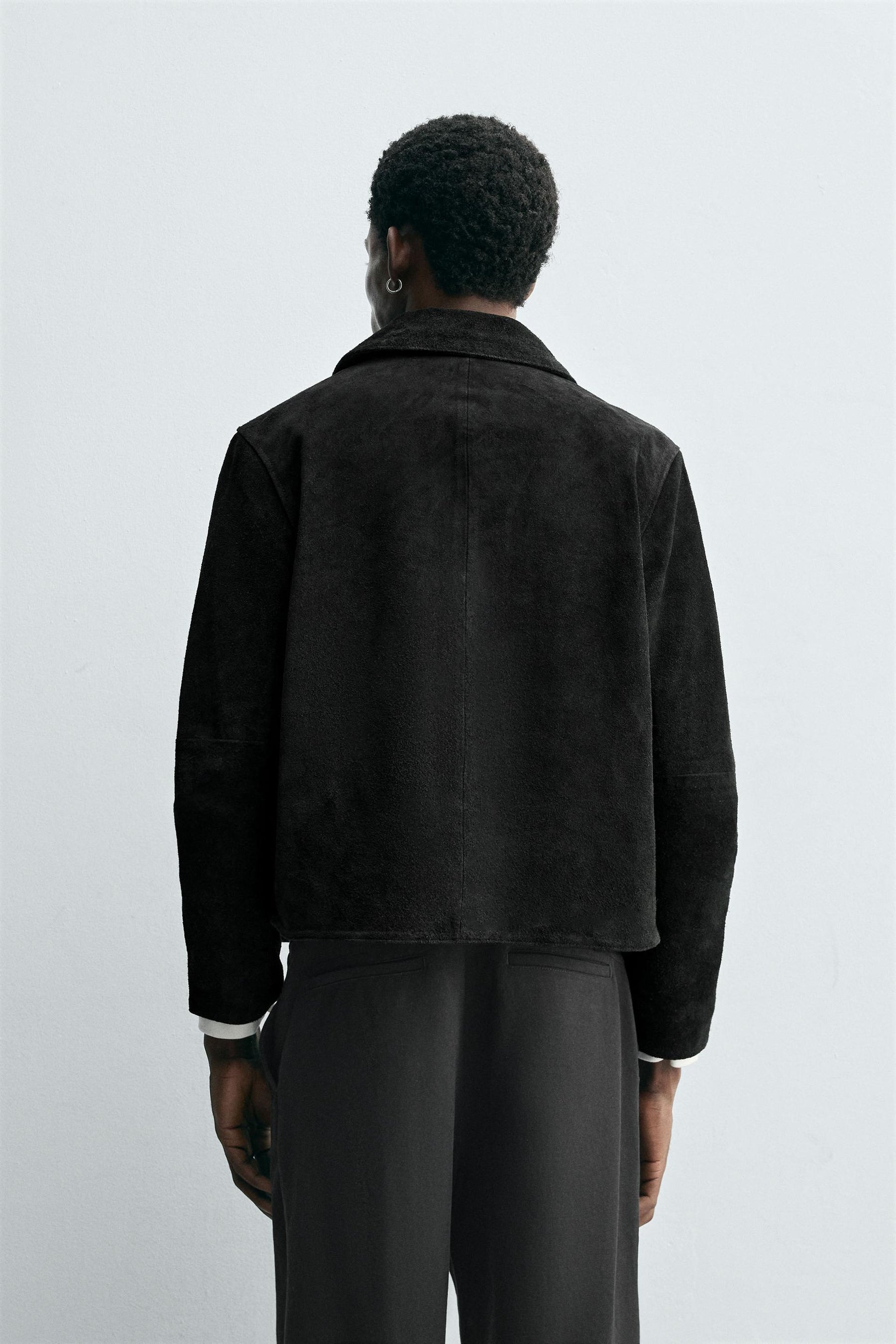 LEATHER SPLIT SUEDE JACKET - Image 2