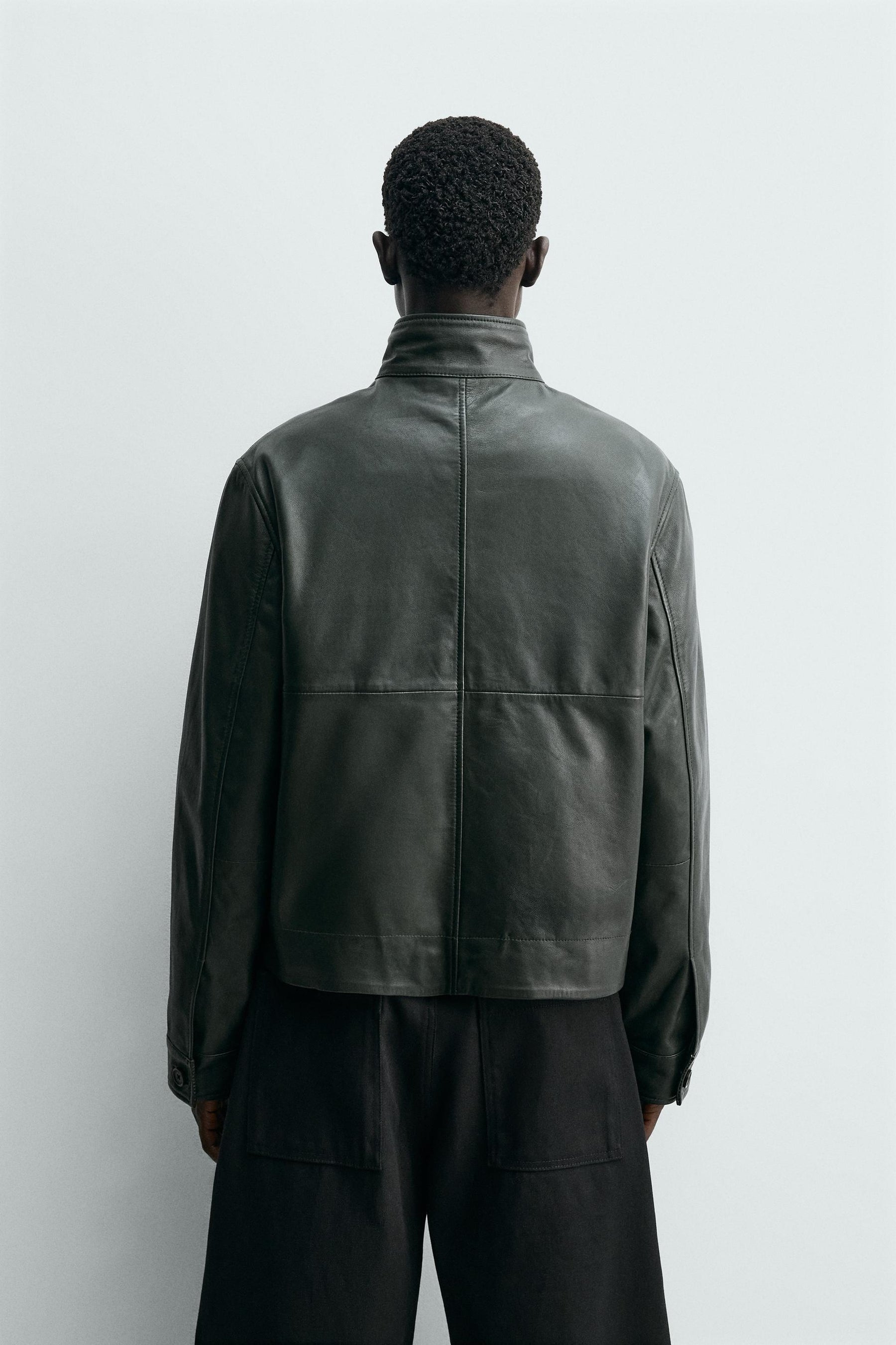 Relaxed Leather Jacket