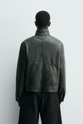 Relaxed Leather Jacket