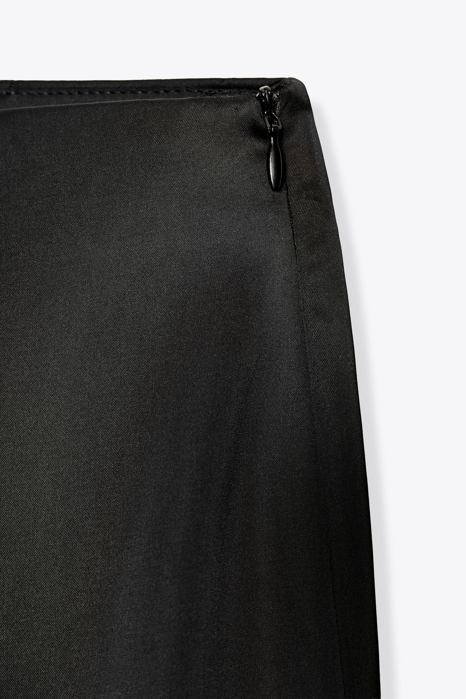 Satin High-Waist Trousers