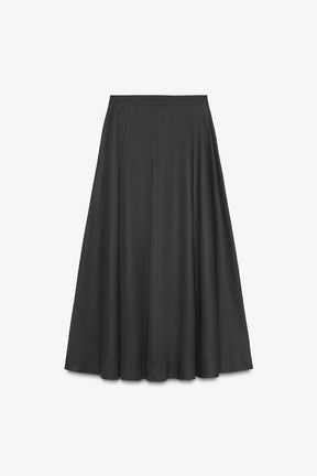 PLEATED MIDI SKIRT