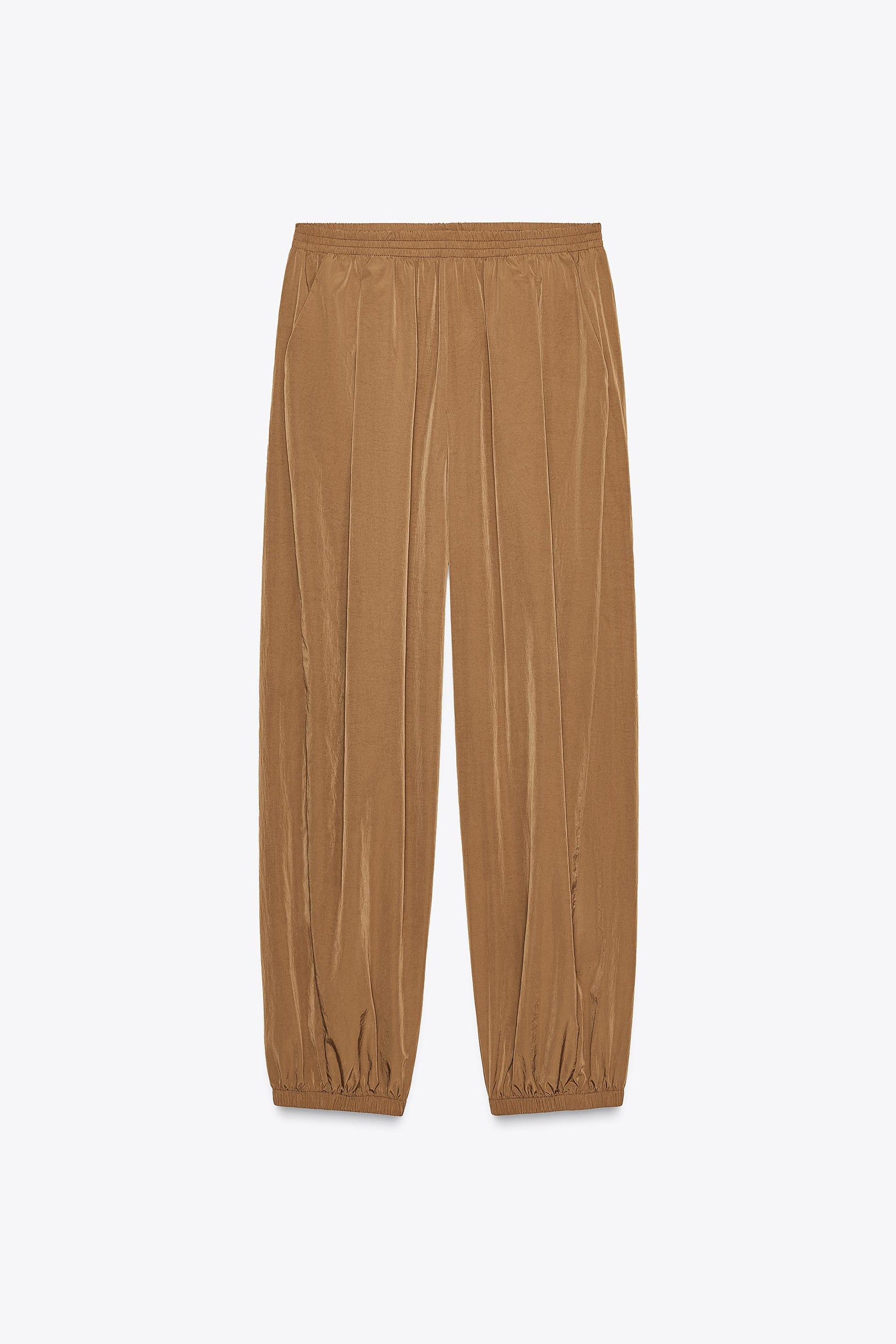 Balloon Trousers with Cuffs