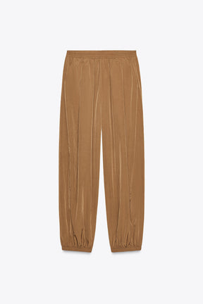 Balloon Trousers with Cuffs