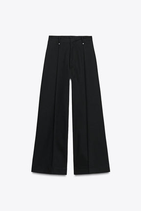 Wide-leg High-waist Jeans