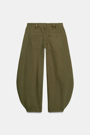 Barrel Mid-Waist Jeans