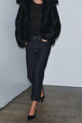 Bootcut Mid-Waist Jeans