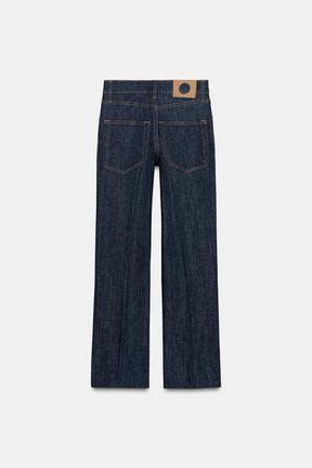 Bootcut Mid-Waist Jeans