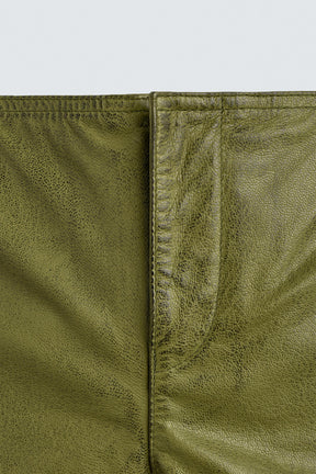 Leather Shorts Disney Collaboration