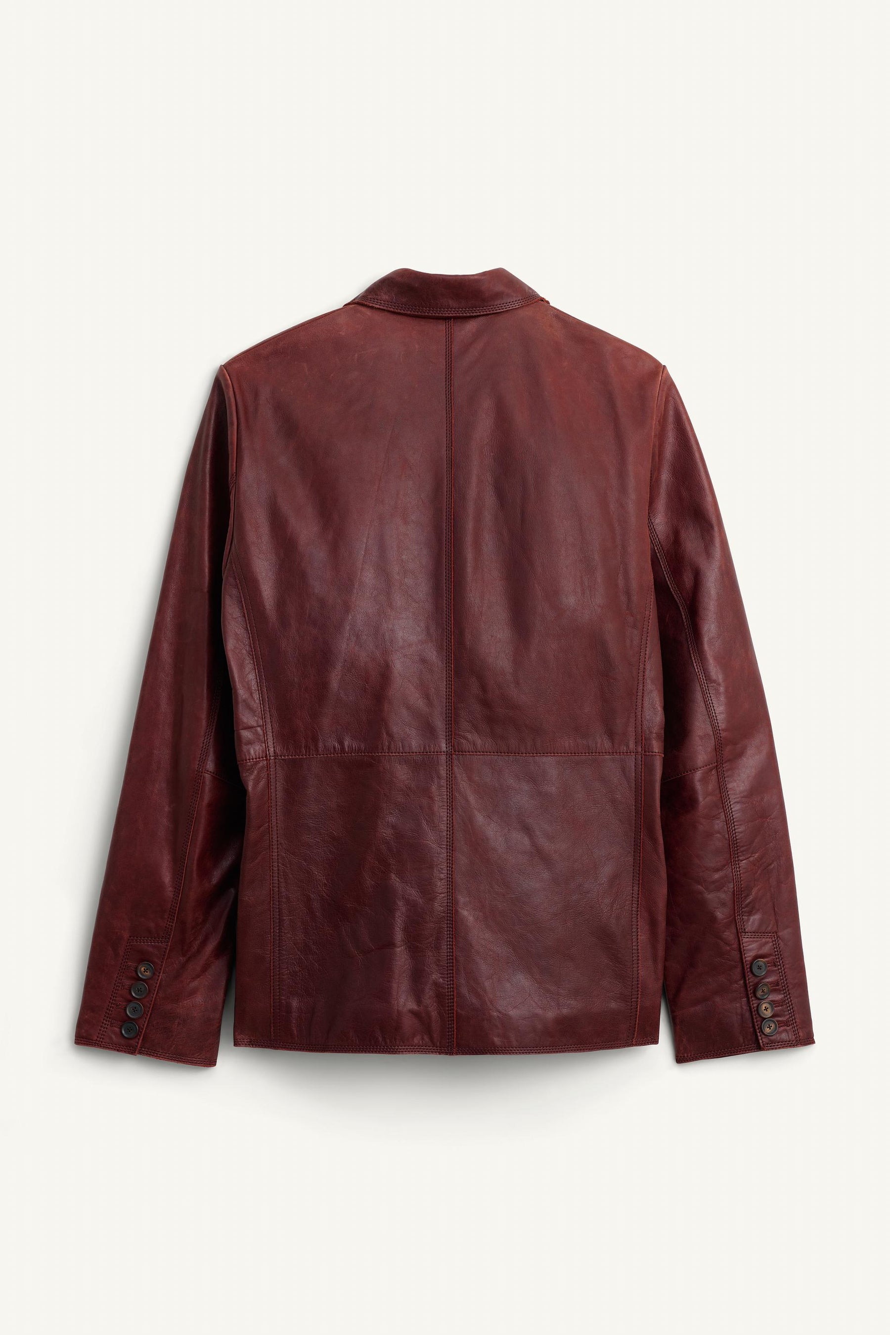 LIMITED EDITION LEATHER SUIT BLAZER - Image 6
