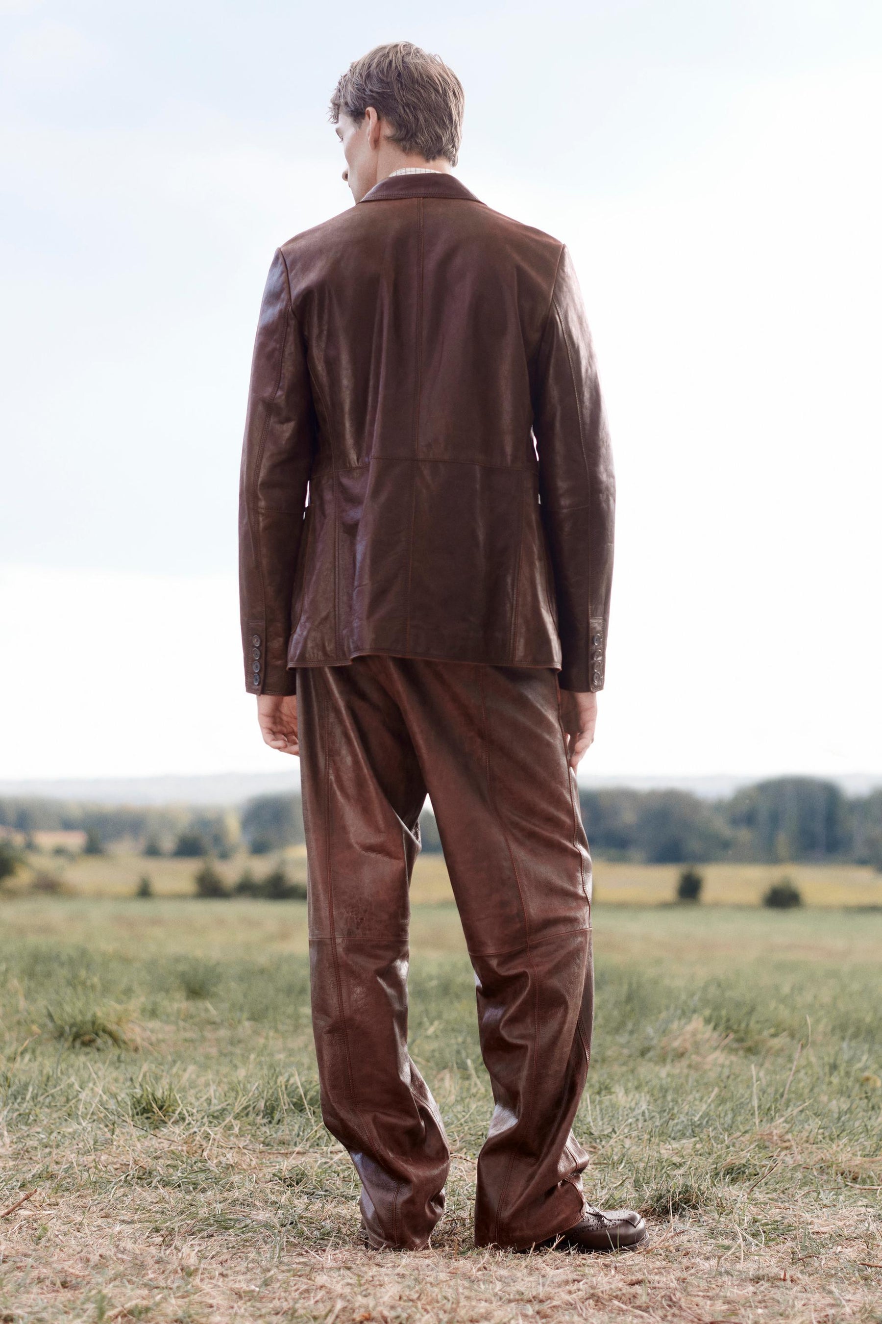 LIMITED EDITION LEATHER SUIT TROUSERS - Image 4
