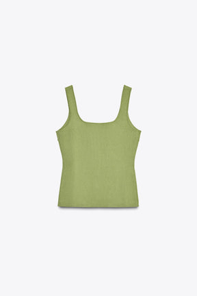 PLAIN KNIT CORSET TOP - Image 5