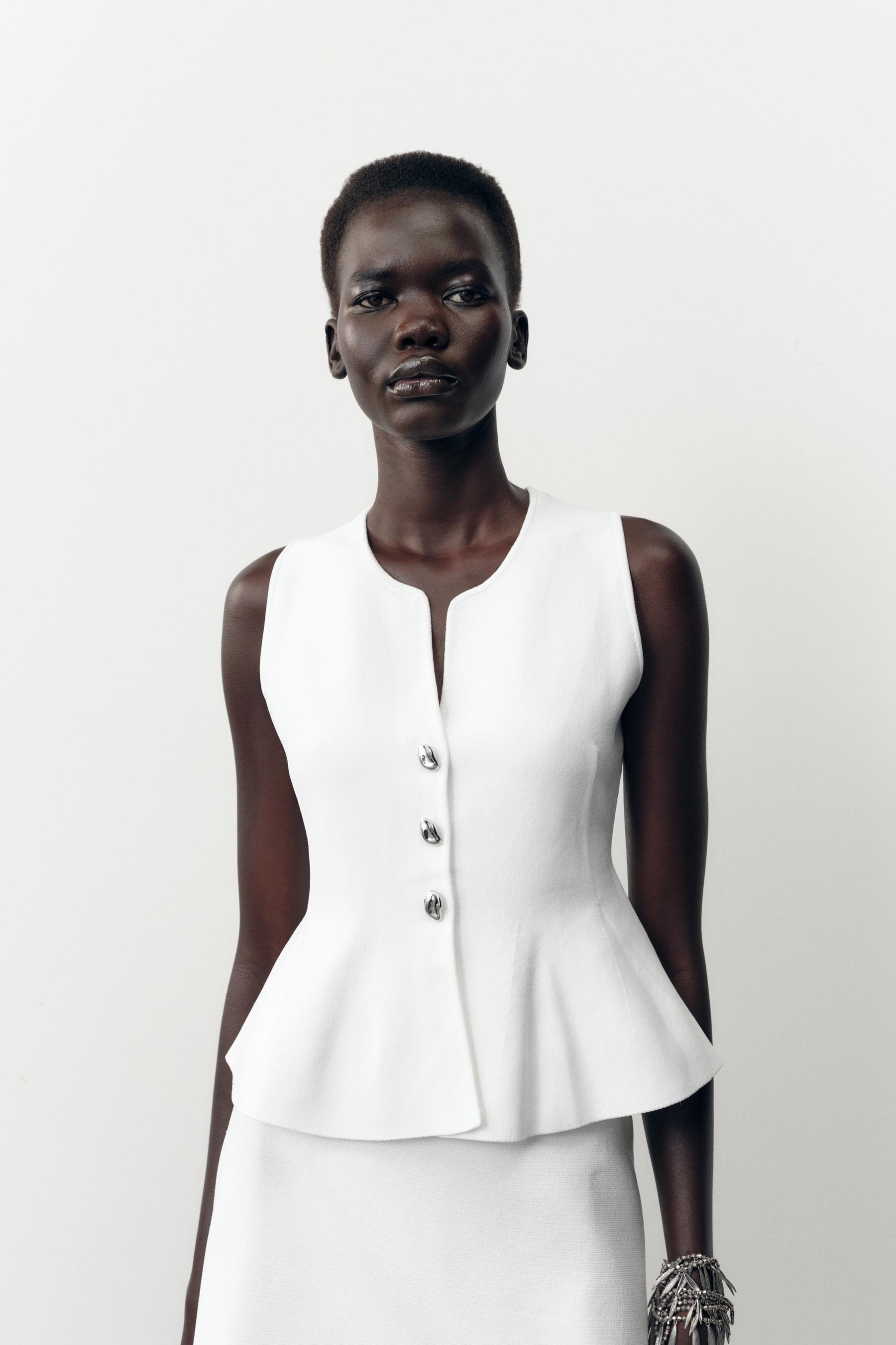 PEPLUM KNIT TOP - Image 2