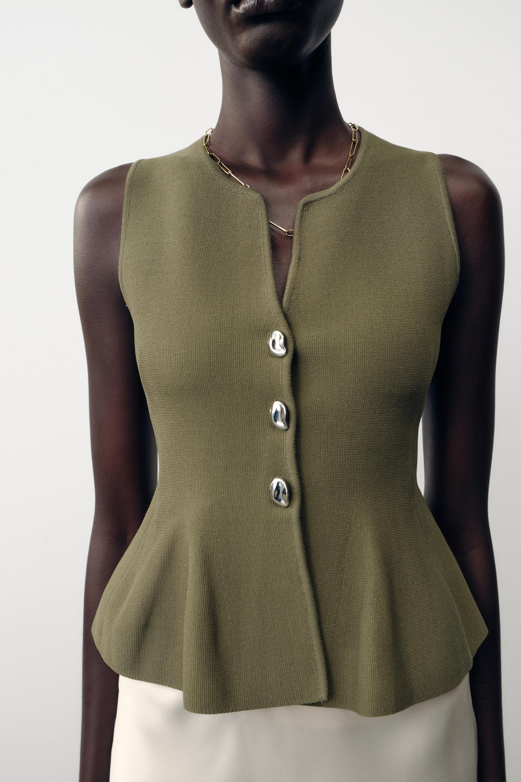 PEPLUM KNIT TOP - Image 3