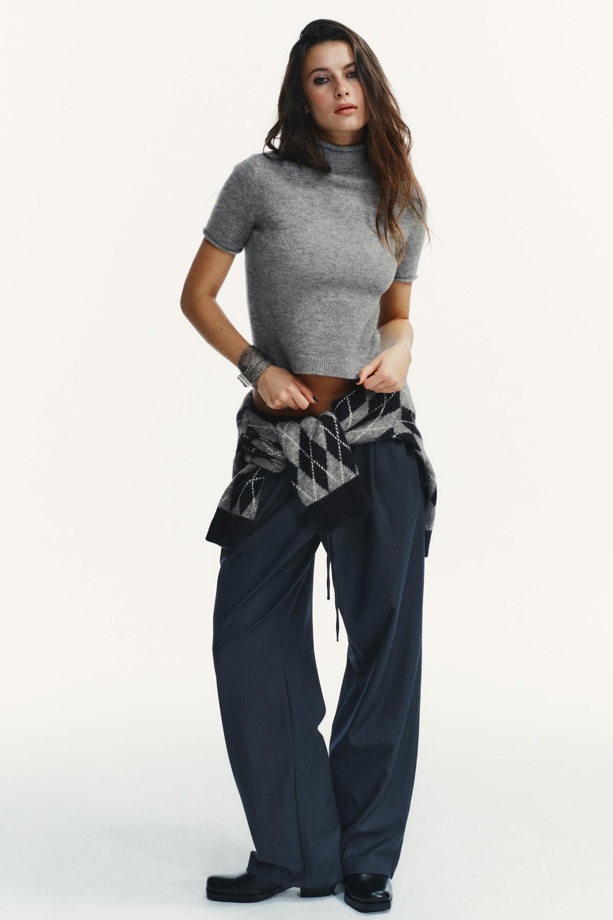 SOFT KNIT SHORT SLEEVE JUMPER - Image 1