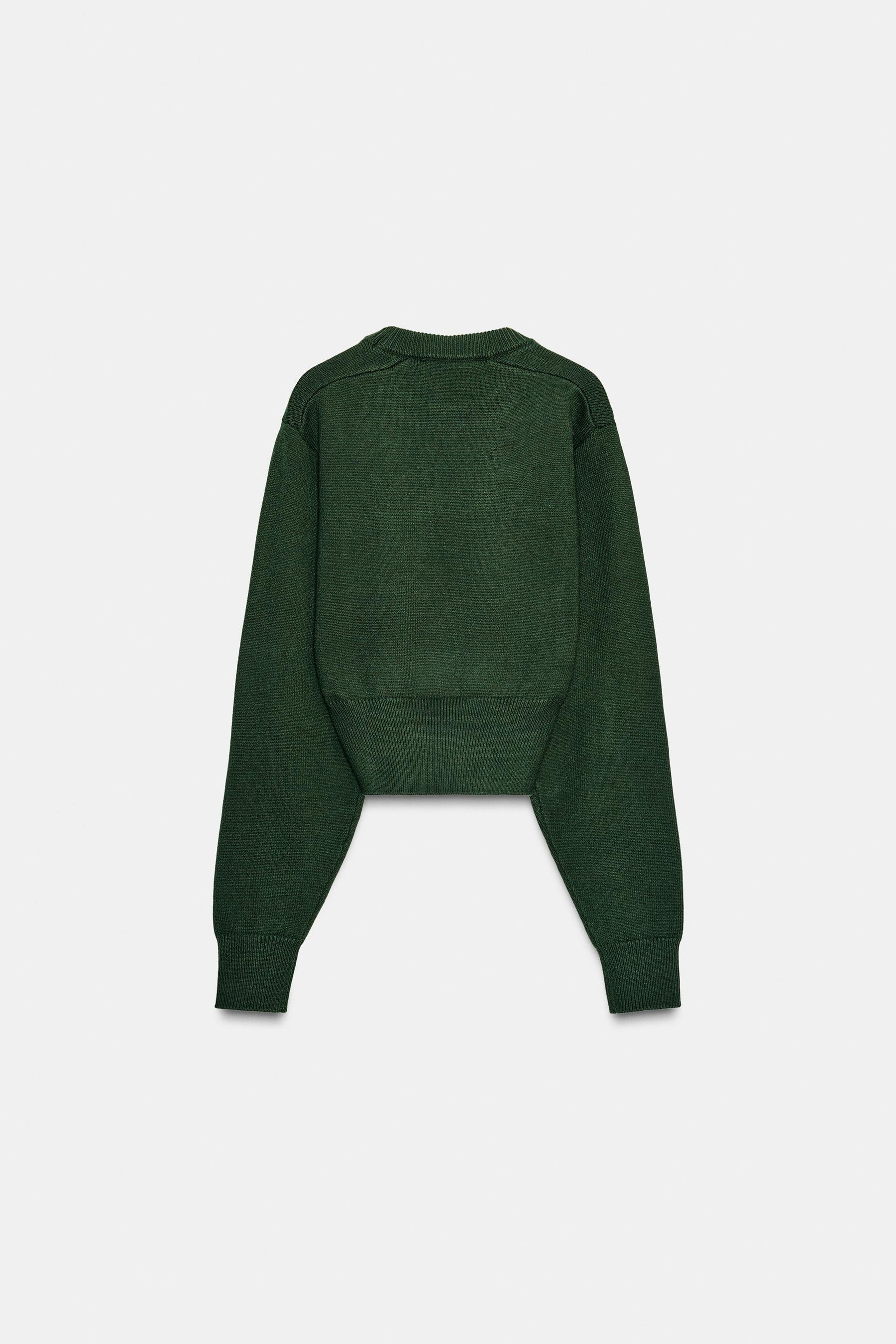 CROPPED KNIT JUMPER