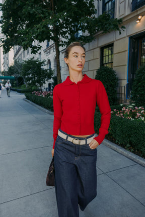 Peter Pan Collar Cardigan