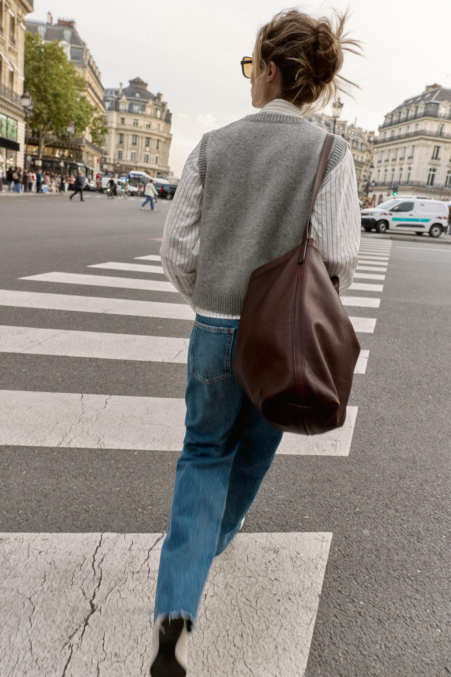 Weich gestrickt Weste 