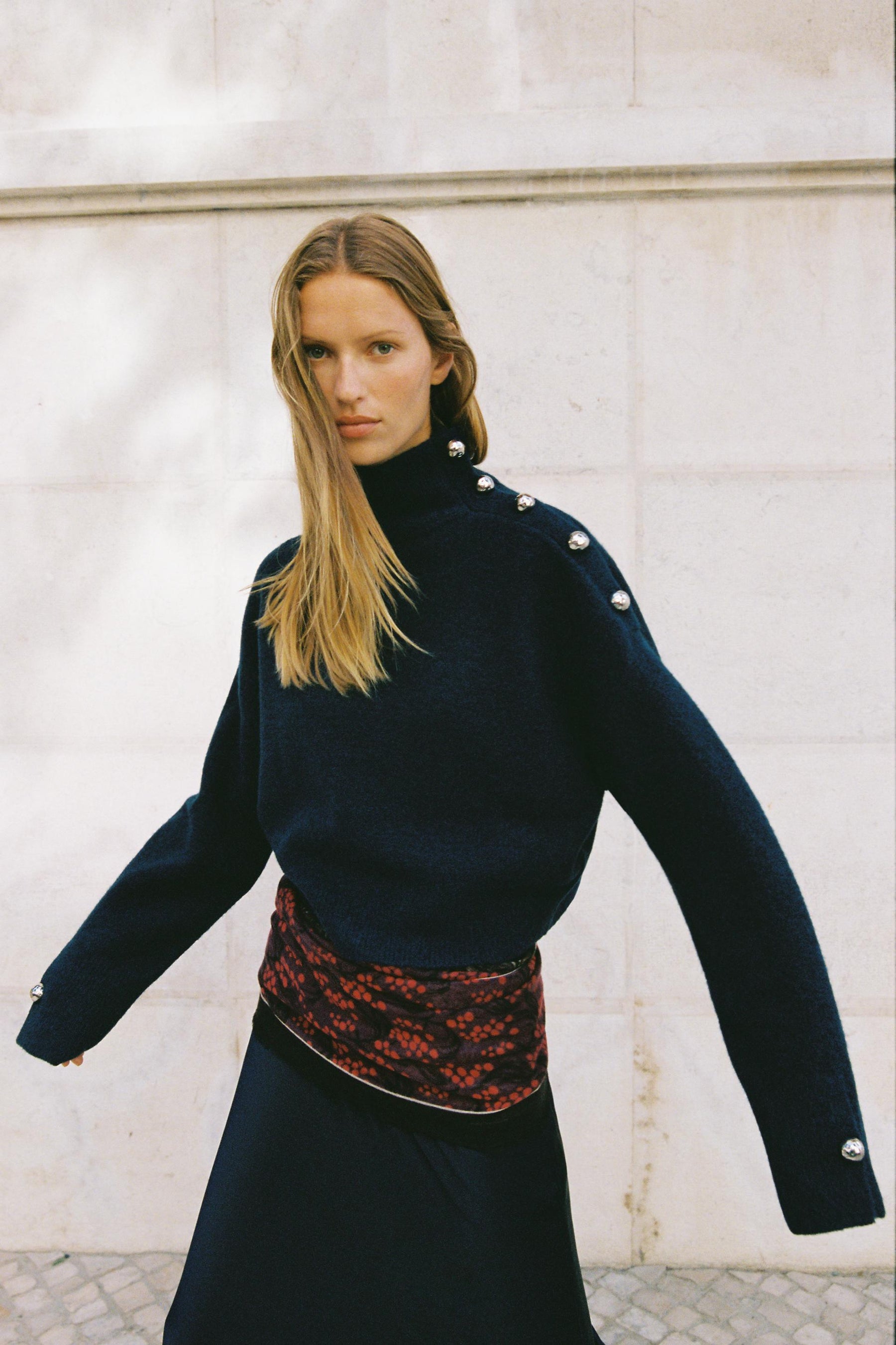 SOFT KNIT JUMPER WITH BUTTONS - Image 4