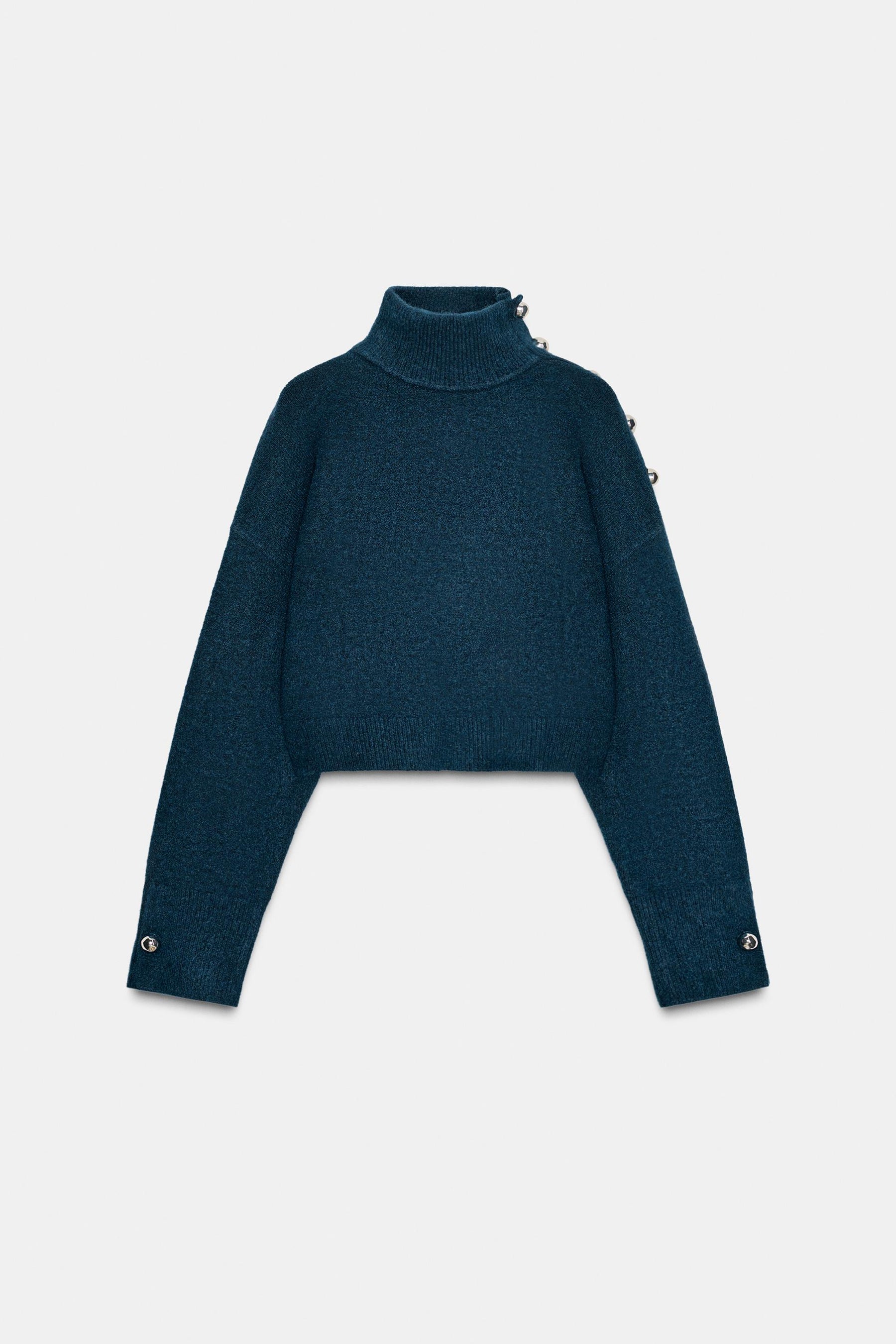 Soft Knit Button Jumper