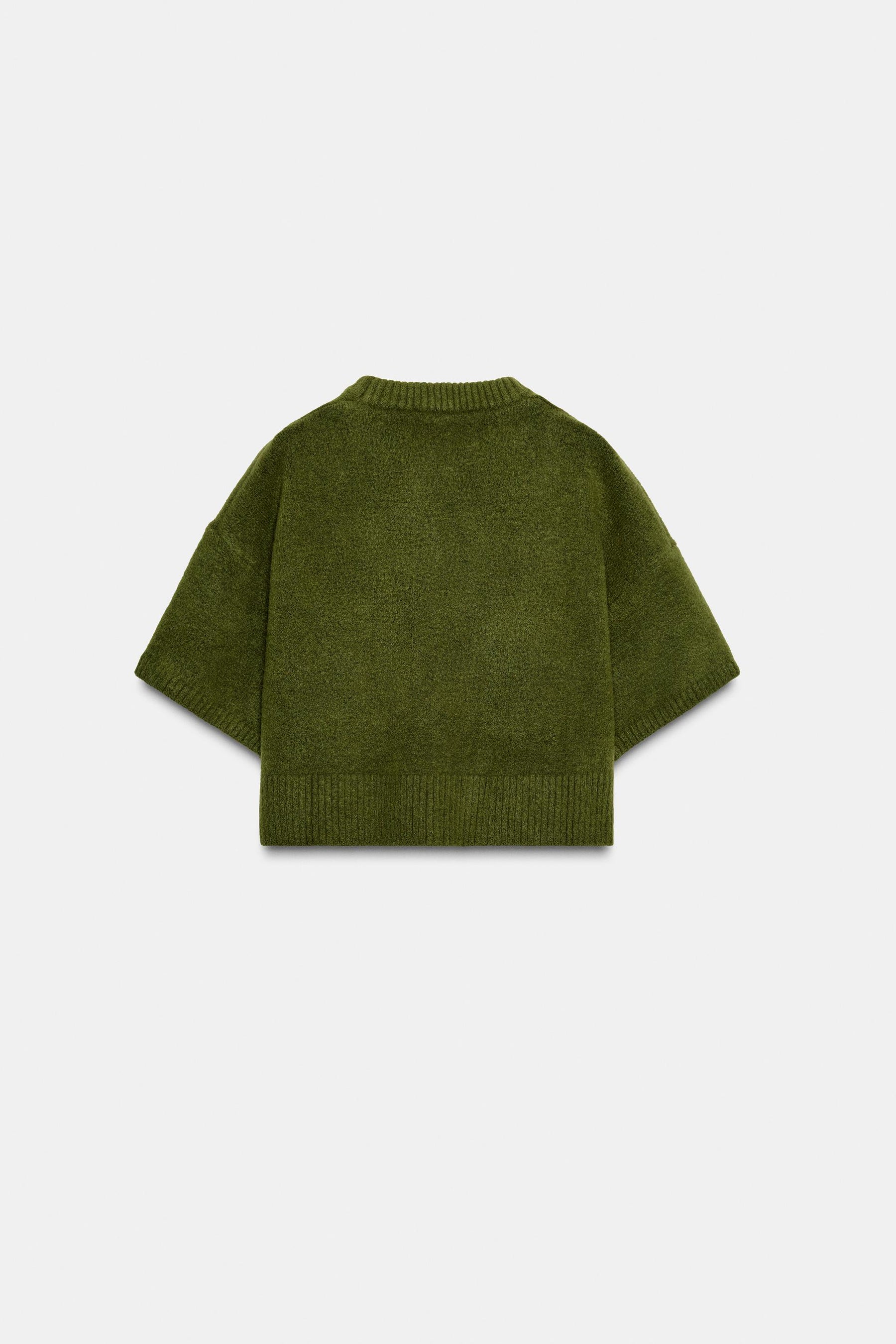 SHORT SLEEVE KNIT SWEATER - Image 6