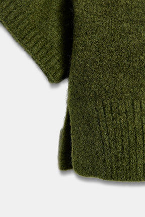 SHORT SLEEVE KNIT SWEATER - Image 7