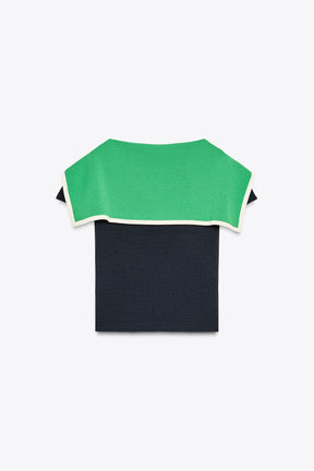 SHORT SLEEVE KNIT JACKET