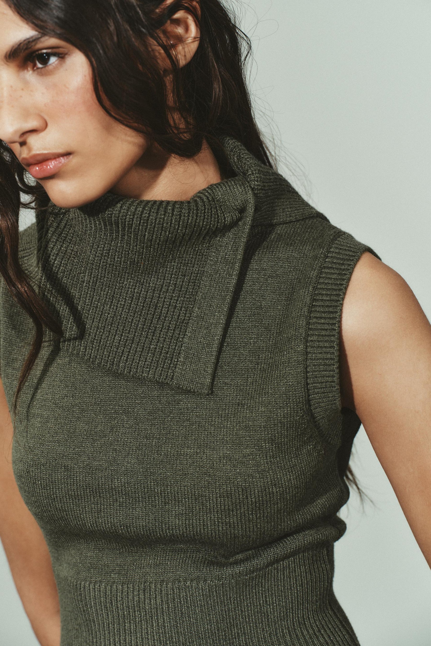 LAPEL KNIT TOP - Image 3