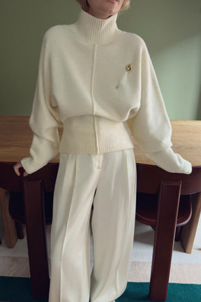 Knit High Neck Jumper