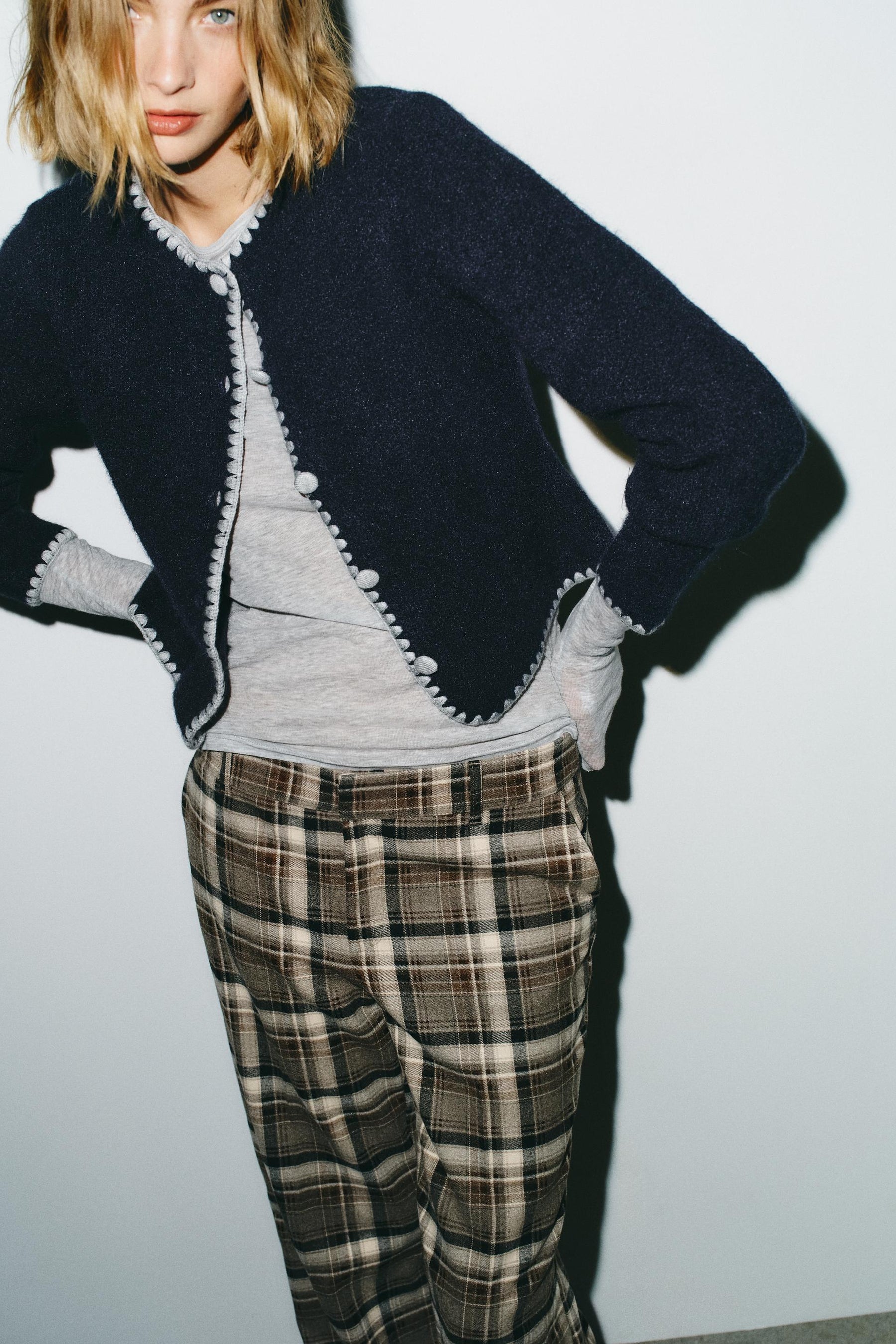 Embroidered Cardigan