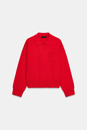 Knit Polo Shirt
